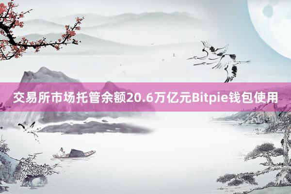 交易所市场托管余额20.6万亿元Bitpie钱包使用